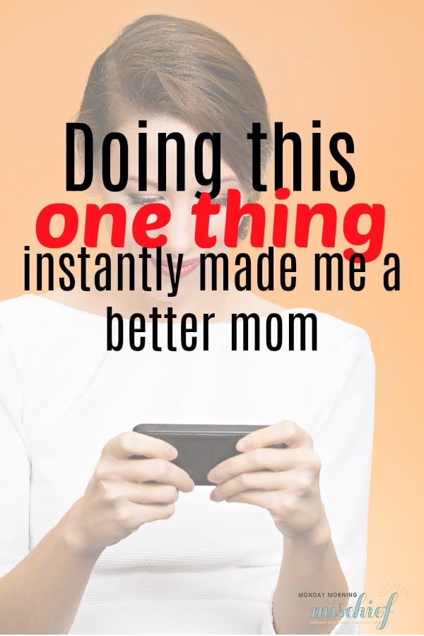 how to become a better mom: delete facebook