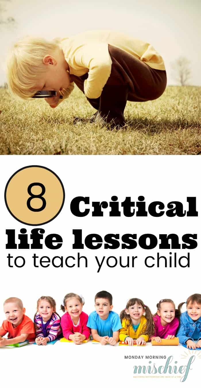 life lessons to teach your child