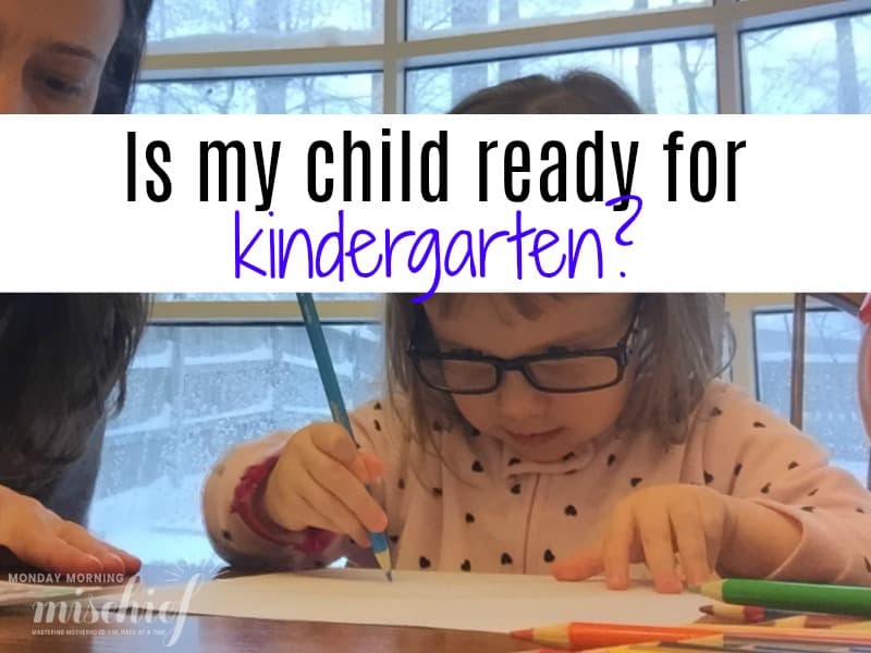 when is your child ready to start kindergarten