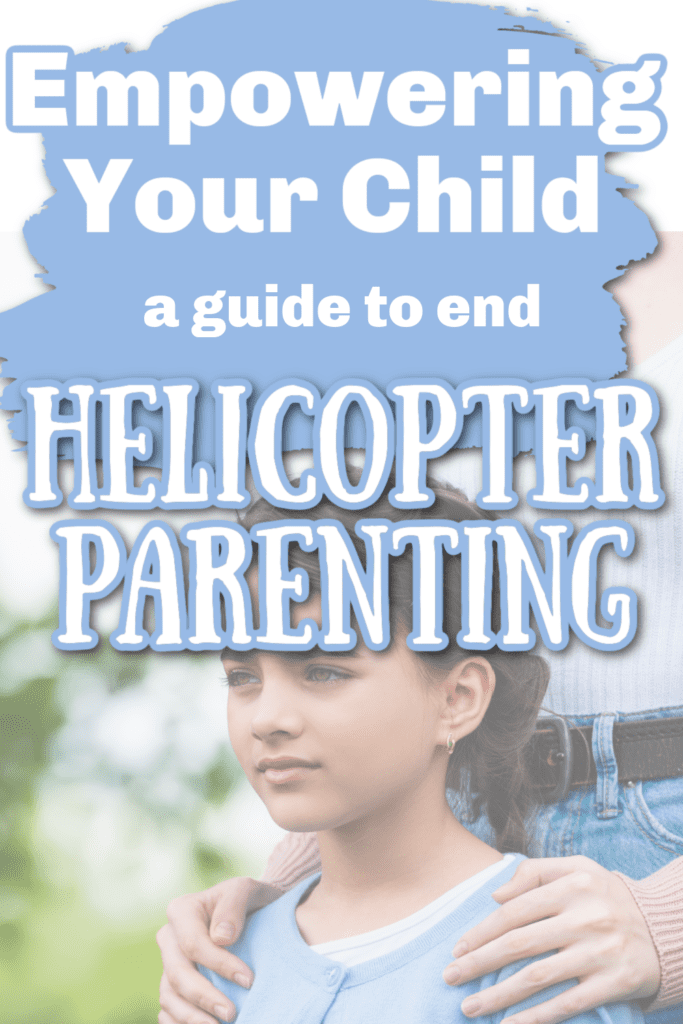Stop helicopter parenting. Let your child spared their wings and fly