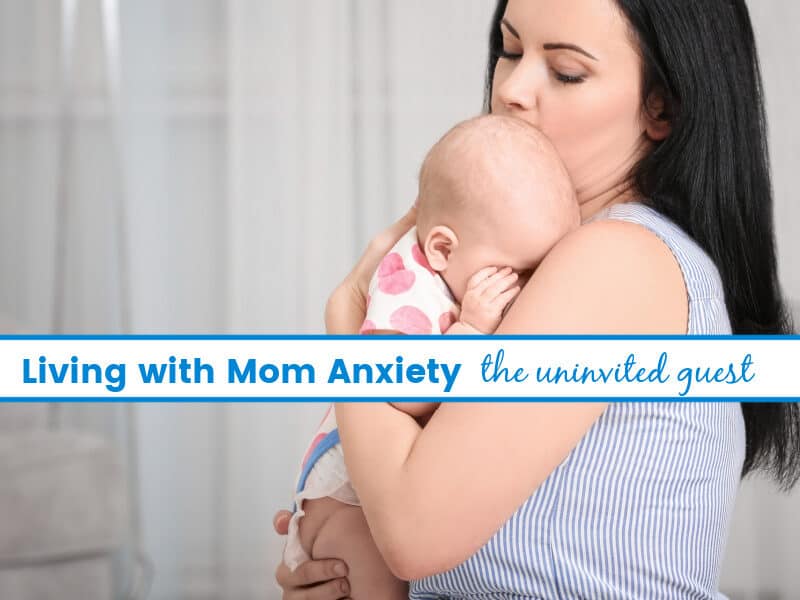 worried mom with mom anxiety